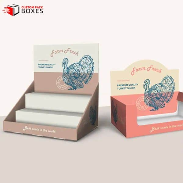 Cardboard custom retail display boxes for showcasing products